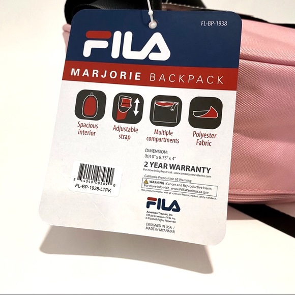FILA Marjorie Mini Backpack - New with tags - Picture 6 of 12